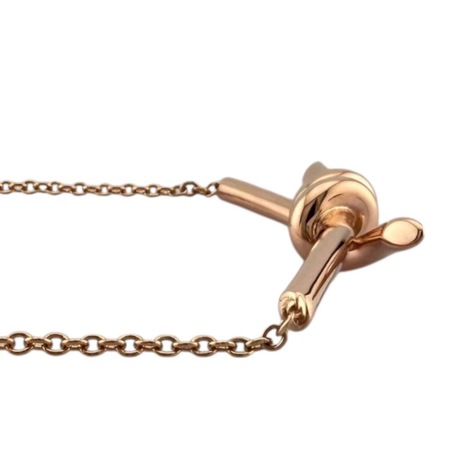 TIFFANY&Co.（ティファニー） ノット ネックレス 18金 K18ピンク