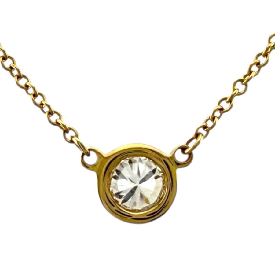 TIFFANY&Co.（ティファニー） バイザヤード 0.28ct ネックレス 18金
