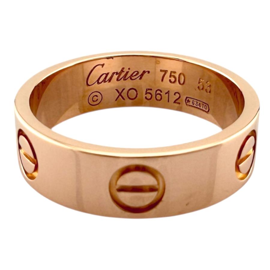 Cartier（カルティエ） ラブ リング 指輪 13号 18金 K18ピンクゴールド