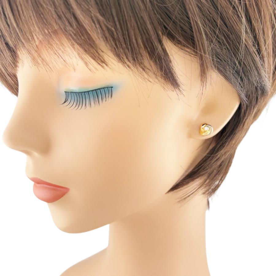 Cartier（カルティエ） ベビートリニティ ピアス 18金 K18イエロー