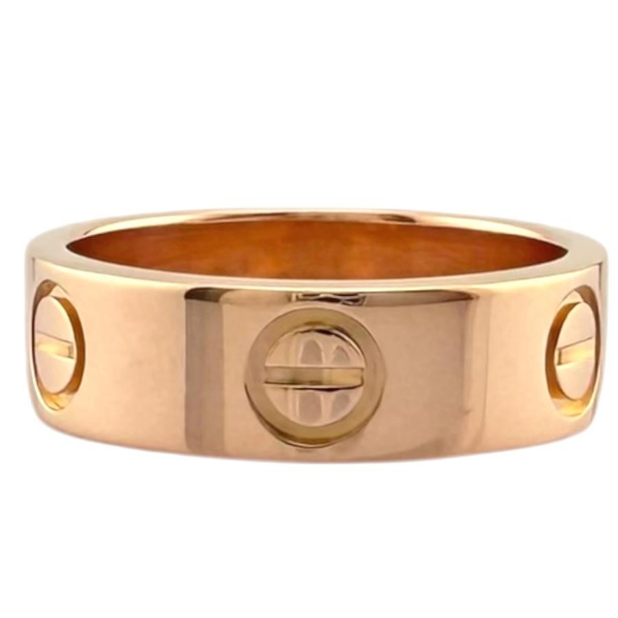 Cartier（カルティエ） ラブ リング 指輪 9号 18金 K18ピンクゴールド