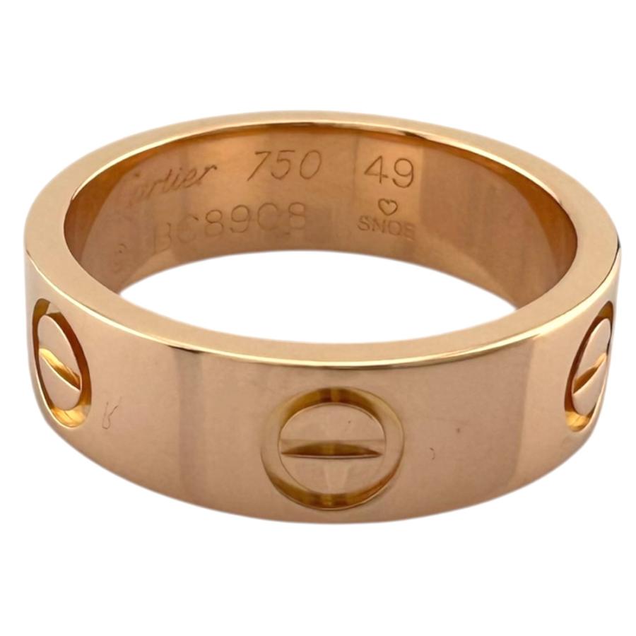 Cartier（カルティエ） ラブ リング 指輪 9号 18金 K18ピンクゴールド