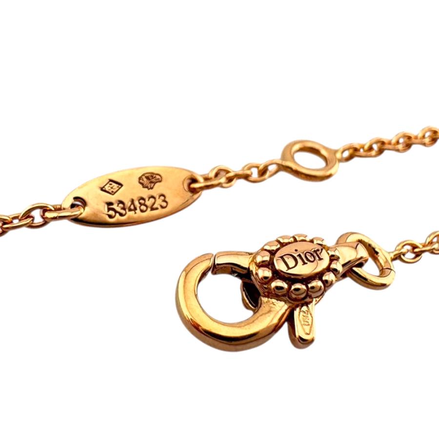 k18 750 ネックレス約40cm ピアス用ルースオークション中DIORおまけ クリスチャンディオール エトワール デ ヴァン ダイヤモンド