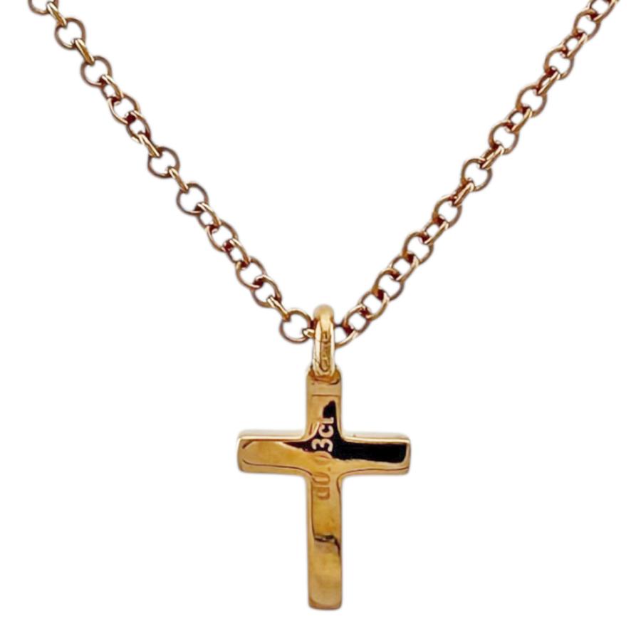 TIFFANY&Co.（ティファニー） メトロクロス ネックレス 18金 K18ピンク