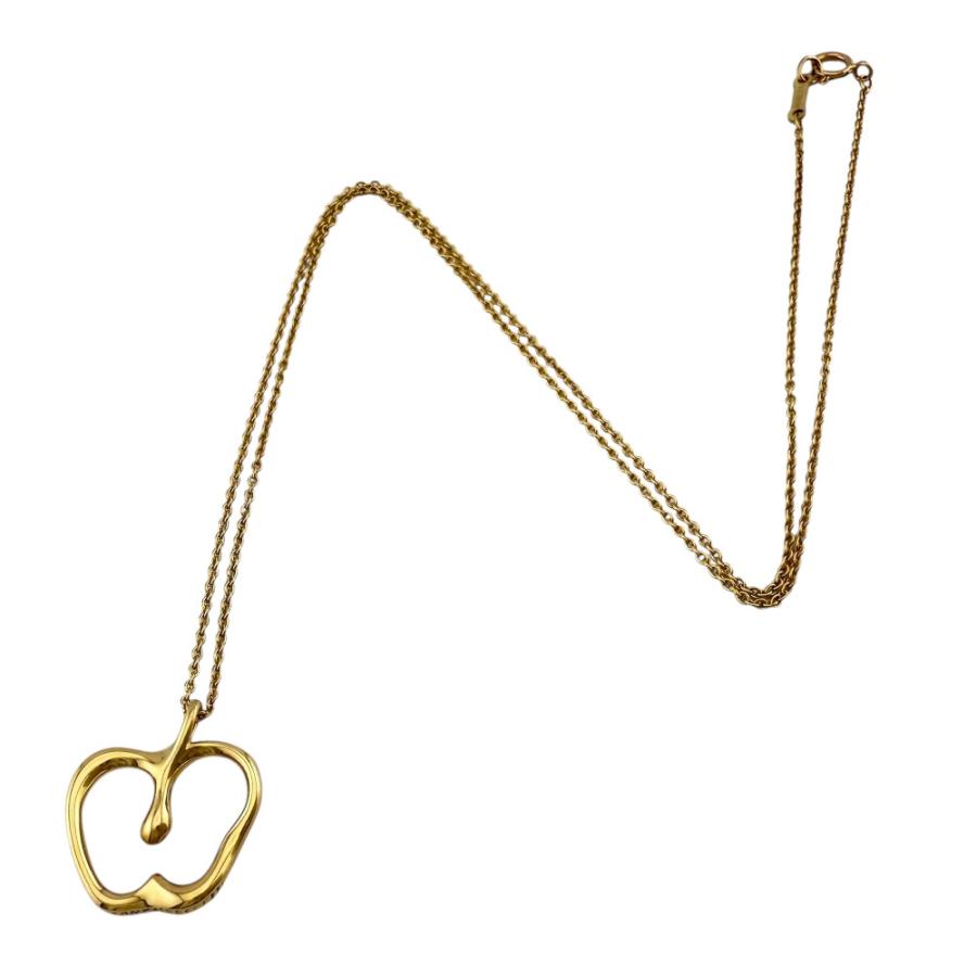 TIFFANY&Co.（ティファニー） アップル ネックレス 18金 K18イエロー