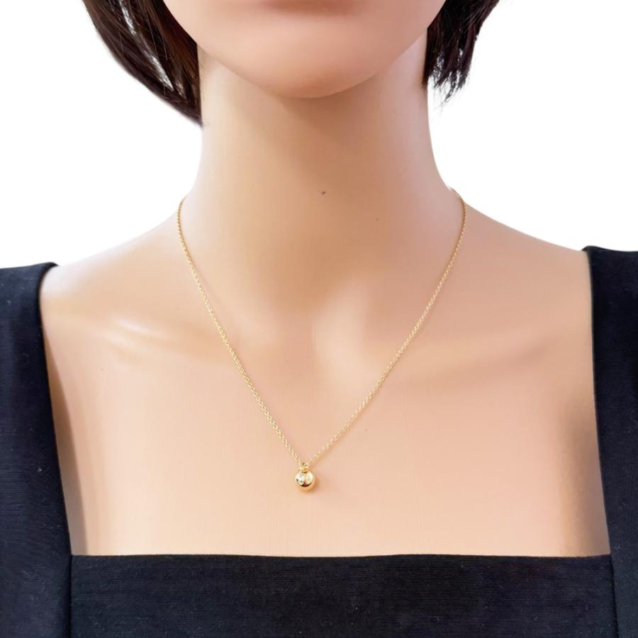 TIFFANY&Co.（ティファニー） ハードウェア ボール ネックレス 18金