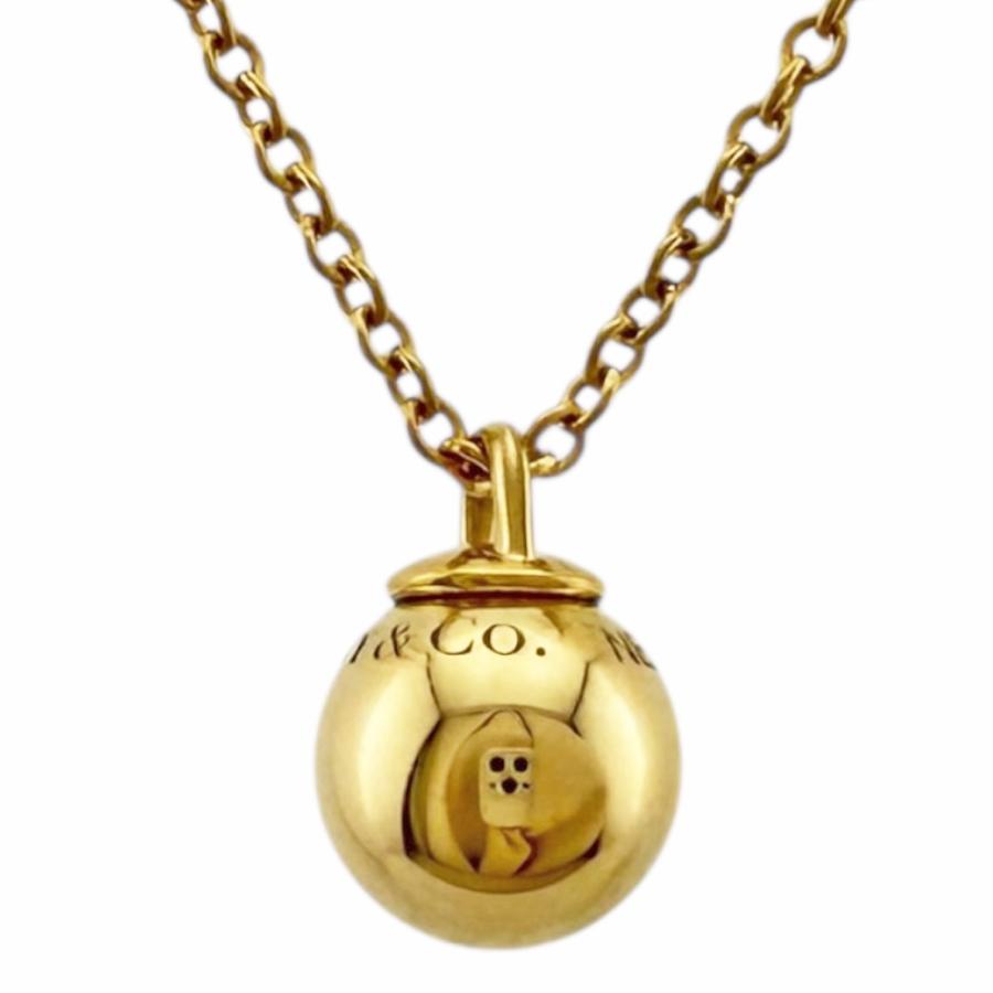 TIFFANY&Co.（ティファニー） ハードウェア ボール ネックレス 18金