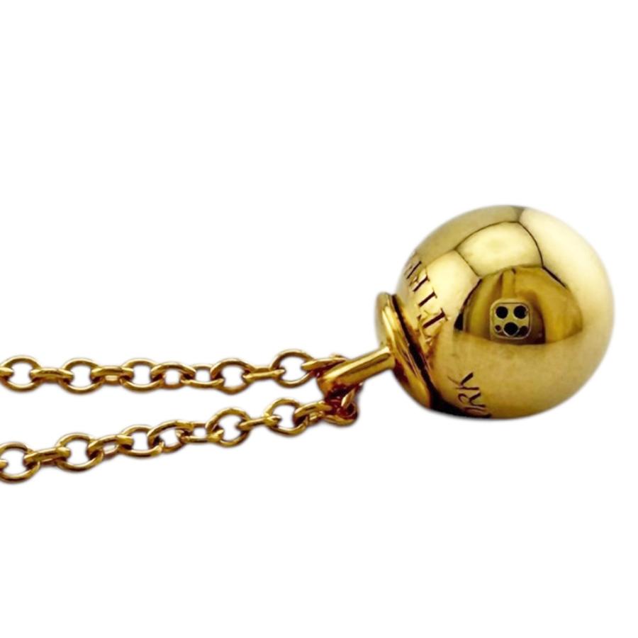 TIFFANY&Co.（ティファニー） ハードウェア ボール ネックレス 18金