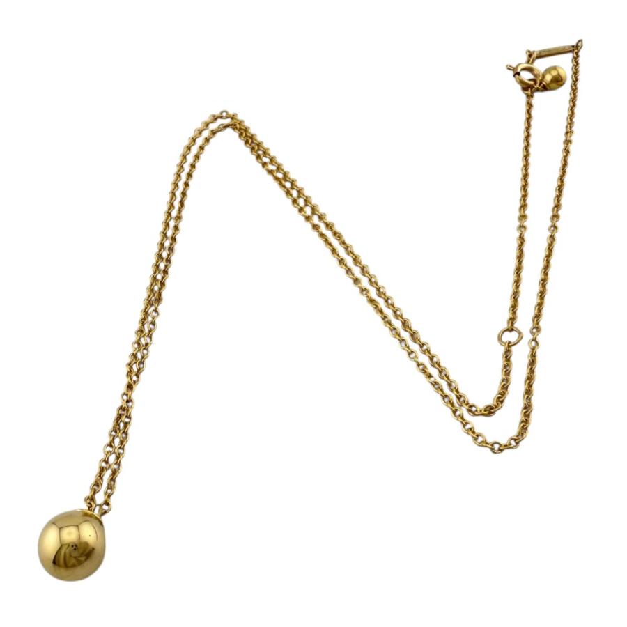 TIFFANY&Co.（ティファニー） ハードウェア ボール ネックレス 18金
