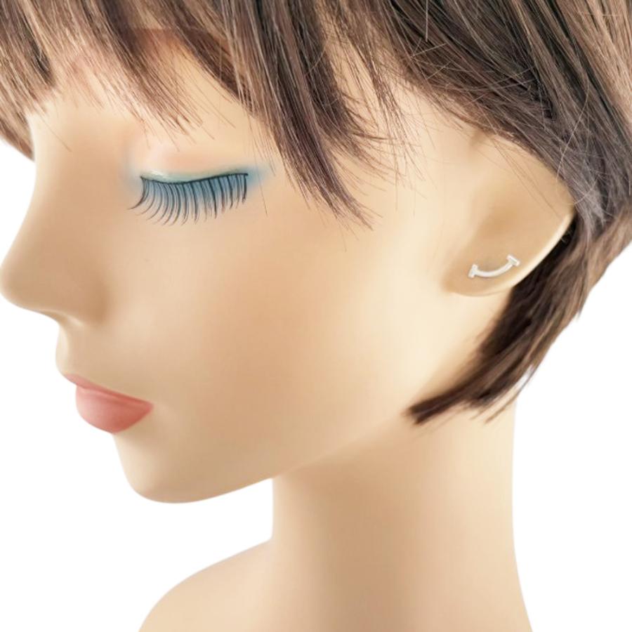 TIFFANY&Co.（ティファニー） Tスマイル ピアス 18金 K18ホワイト