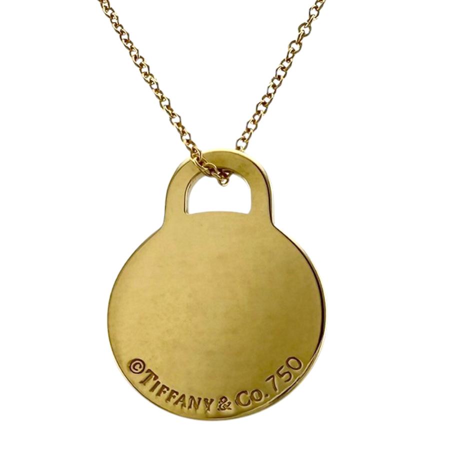 Tiffany & Co. リターントゥネックレスラウンド　k18YG TIFFANY&Co.（ティファニー） リターントゥ ネックレス 18金 K18