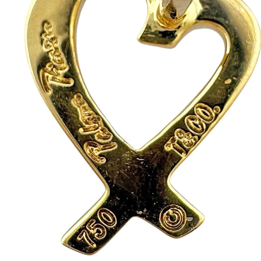 TIFFANY&Co.（ティファニー） ラビングハート ピアス 18金 K18イエロー