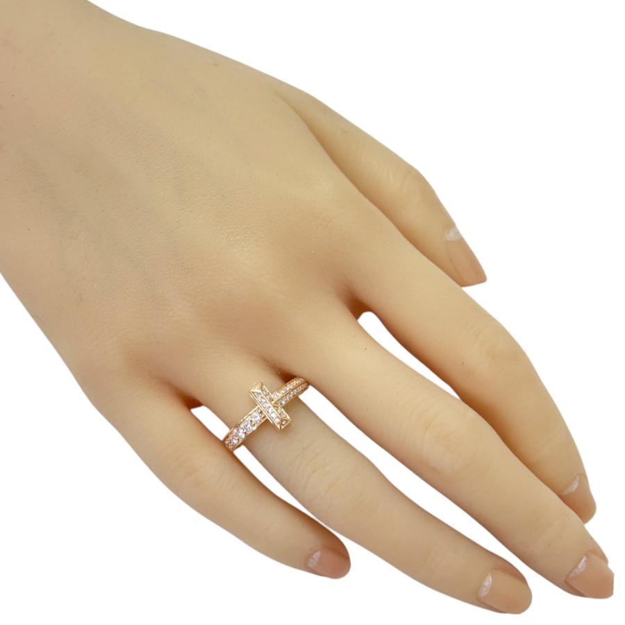 TIFFANY&Co.（ティファニー） Tワン リング 指輪 12.5号 18金 K18
