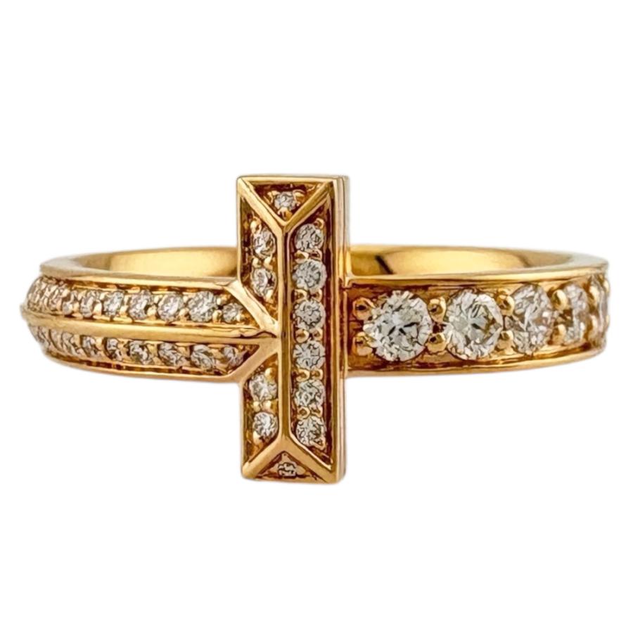 TIFFANY&Co.（ティファニー） Tワン リング 指輪 12.5号 18金 K18