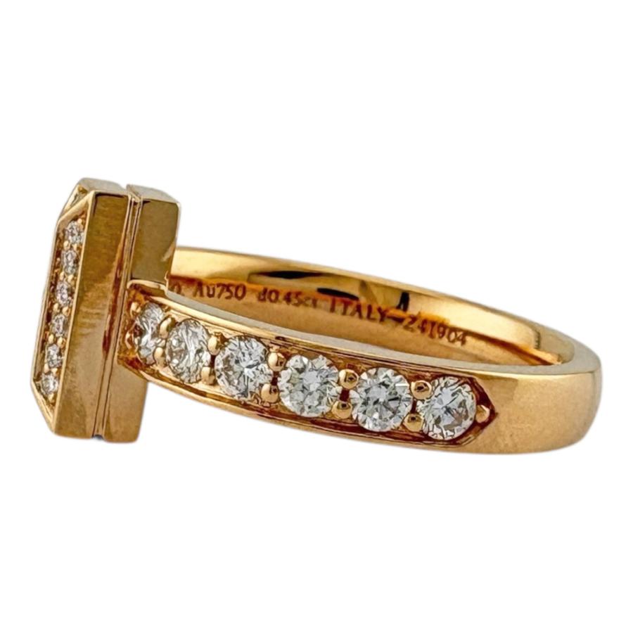 TIFFANY&Co.（ティファニー） Tワン リング 指輪 12.5号 18金 K18