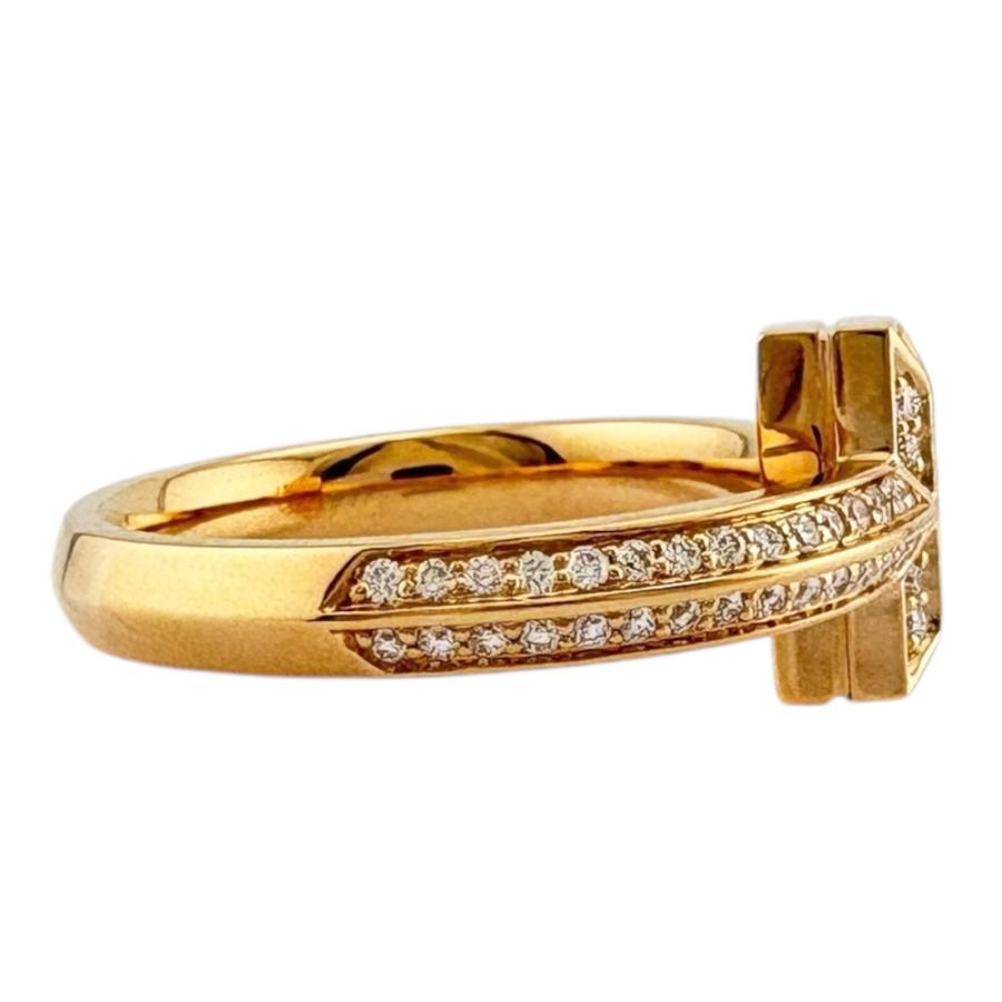 Tiffany ティファニー 中古美品　指輪 TIFFANY&Co.（ティファニー） Tワン リング 指輪 12.5号 18金 K18