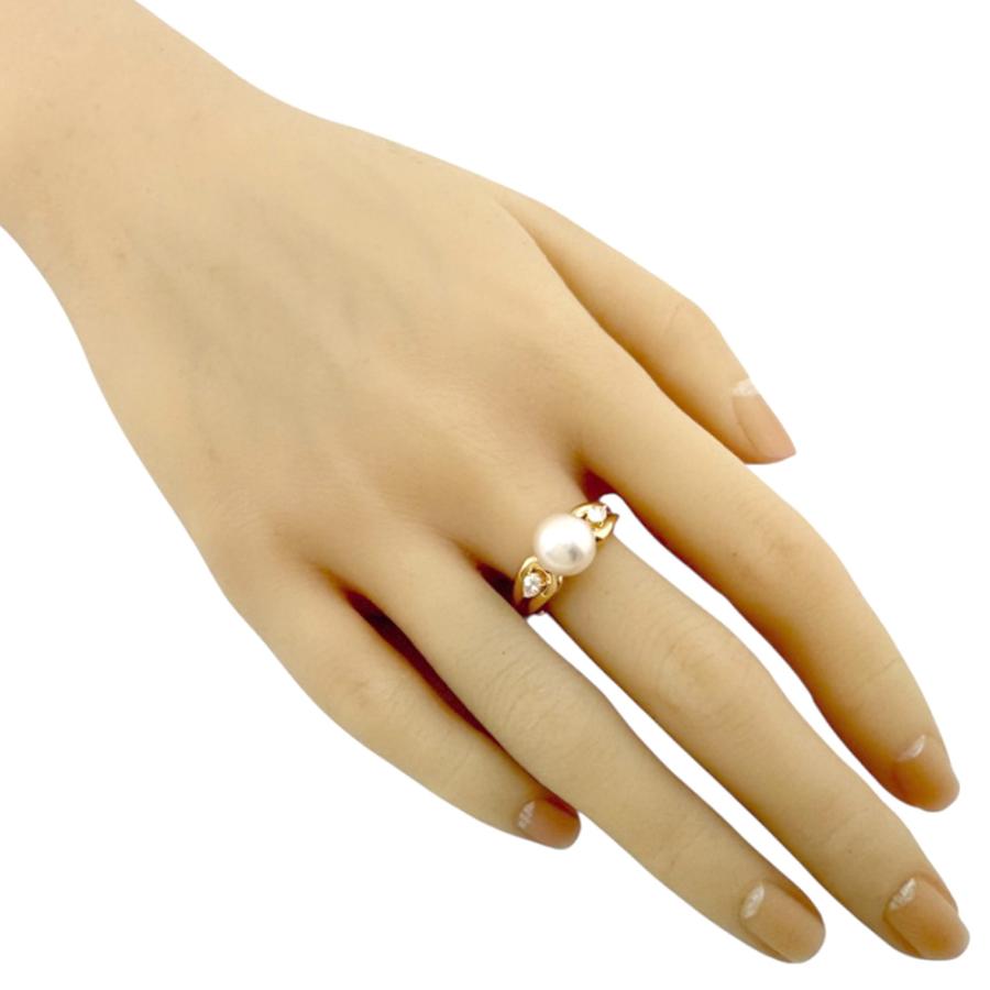 MIKIMOTO（ミキモト） リング 指輪 15号 18金 K18イエローゴールド