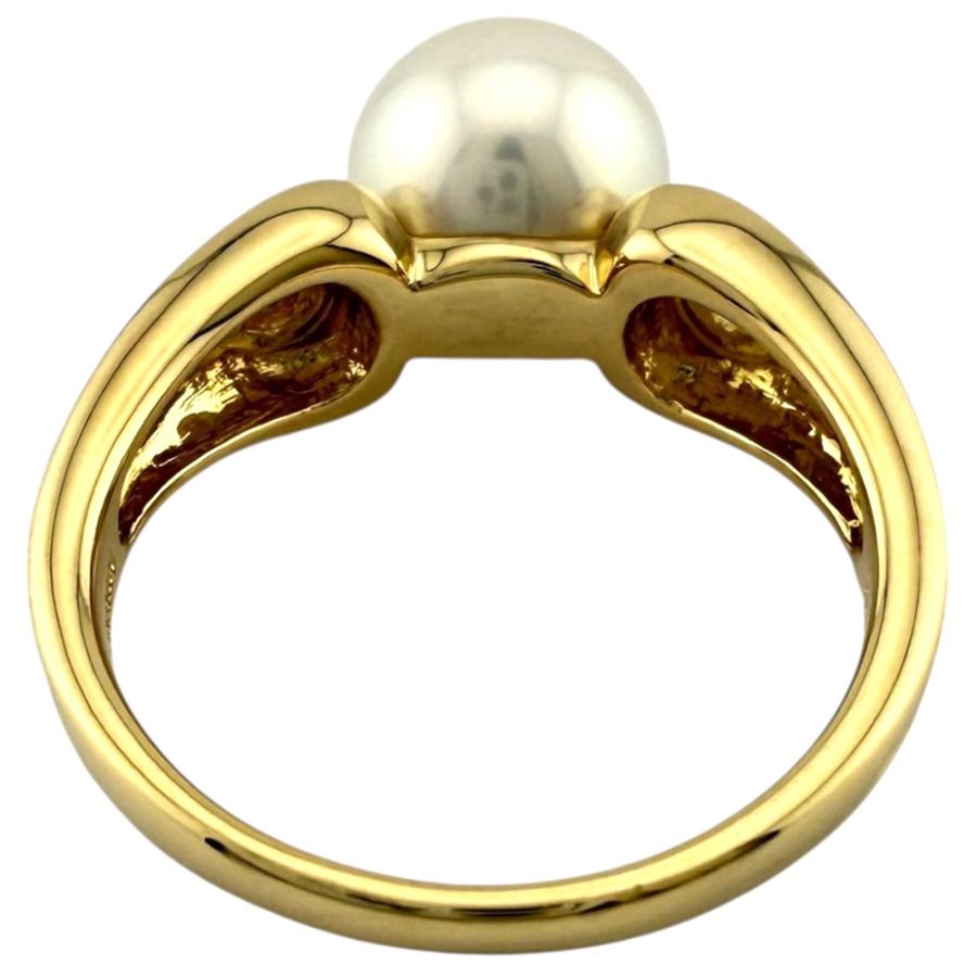 MIKIMOTO（ミキモト） リング 指輪 15号 18金 K18イエローゴールド