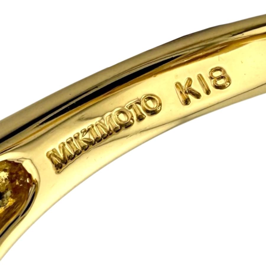 美品 Mikimoto ミキモト k18 リング MIKIMOTO（ミキモト） リング 指輪 13号 18金 K18イエローゴールド