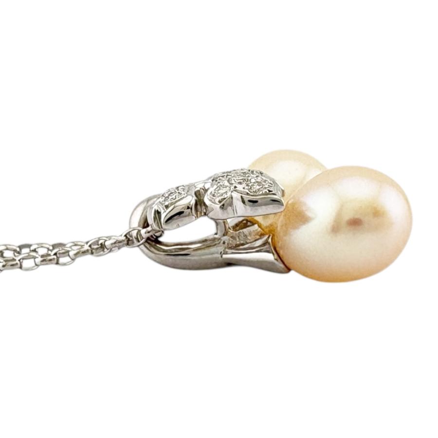MIKIMOTO 【ミキモト】　美品　ネックレス MIKIMOTO（ミキモト） ネックレス 18金 K18ホワイトゴールド パール