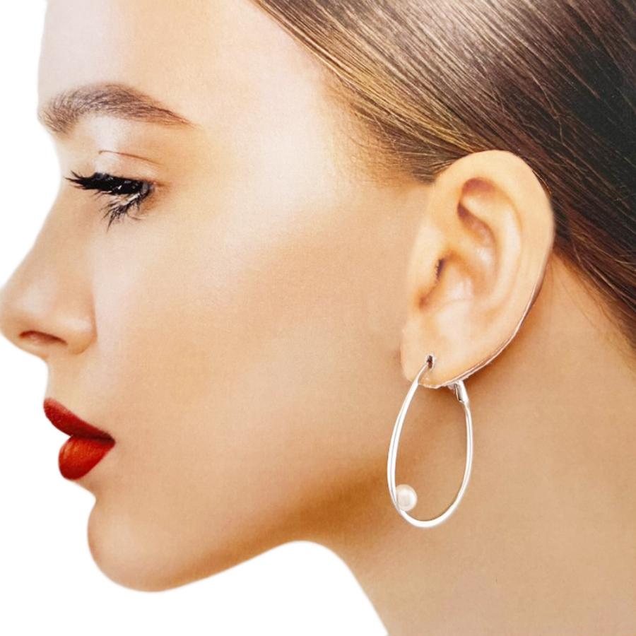 タサキ ピアス 18金 K18ホワイトゴールド パール レディース TASAKI