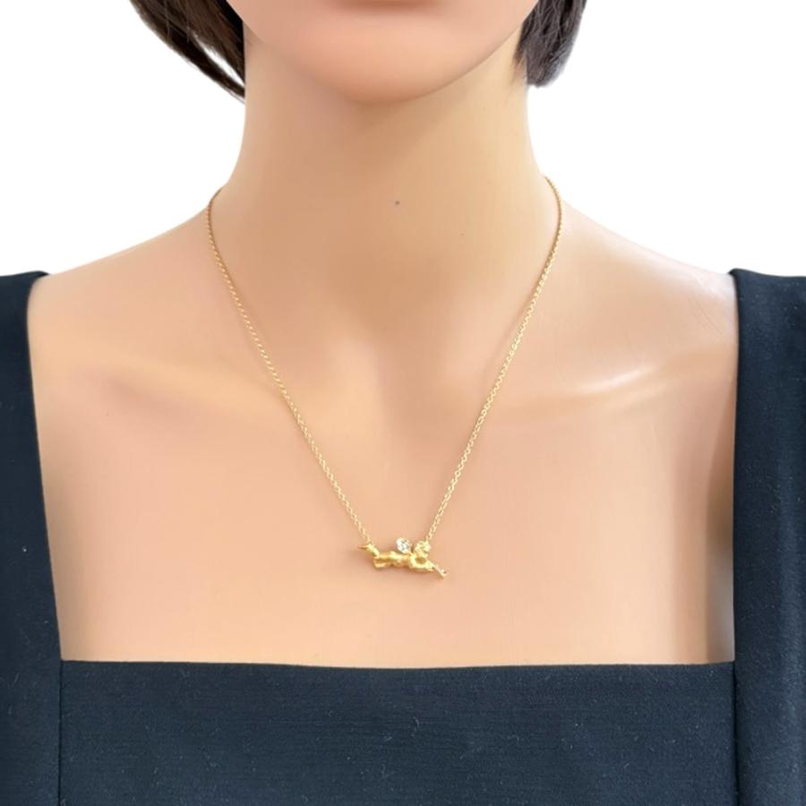 カレライカレラ ネックレス 18金 K18イエローゴールド ダイヤモンド 