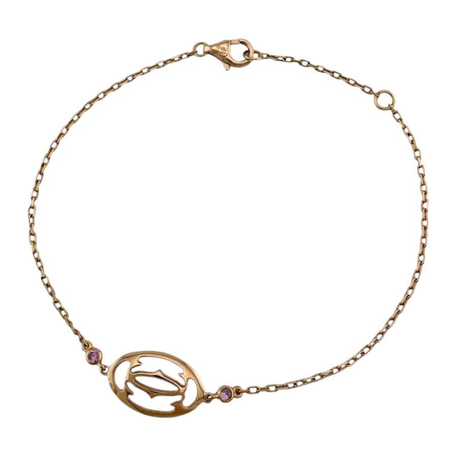 Cartier（カルティエ） ドゥーブル ブレスレット 18金 K18ピンク