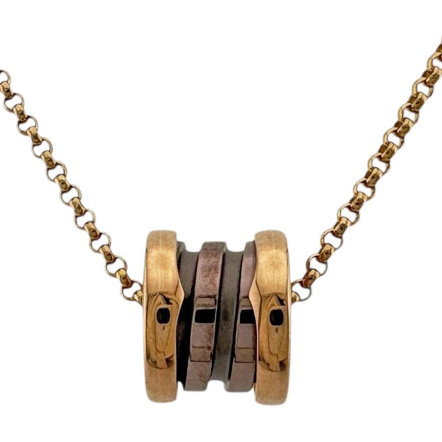 【美品】BVLGARI ブルガリ B-zero1 ネックレス レディース BVLGARI（ブルガリ） B-zero.1 ビーゼロワン ブロンズメタル