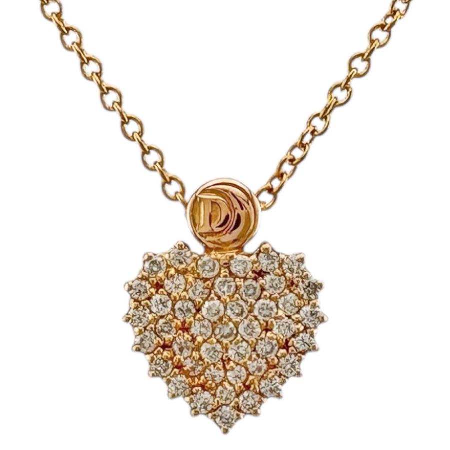 DAMIANI（ダミアーニ） クオーリハート ネックレス 18金 K18ピンク 