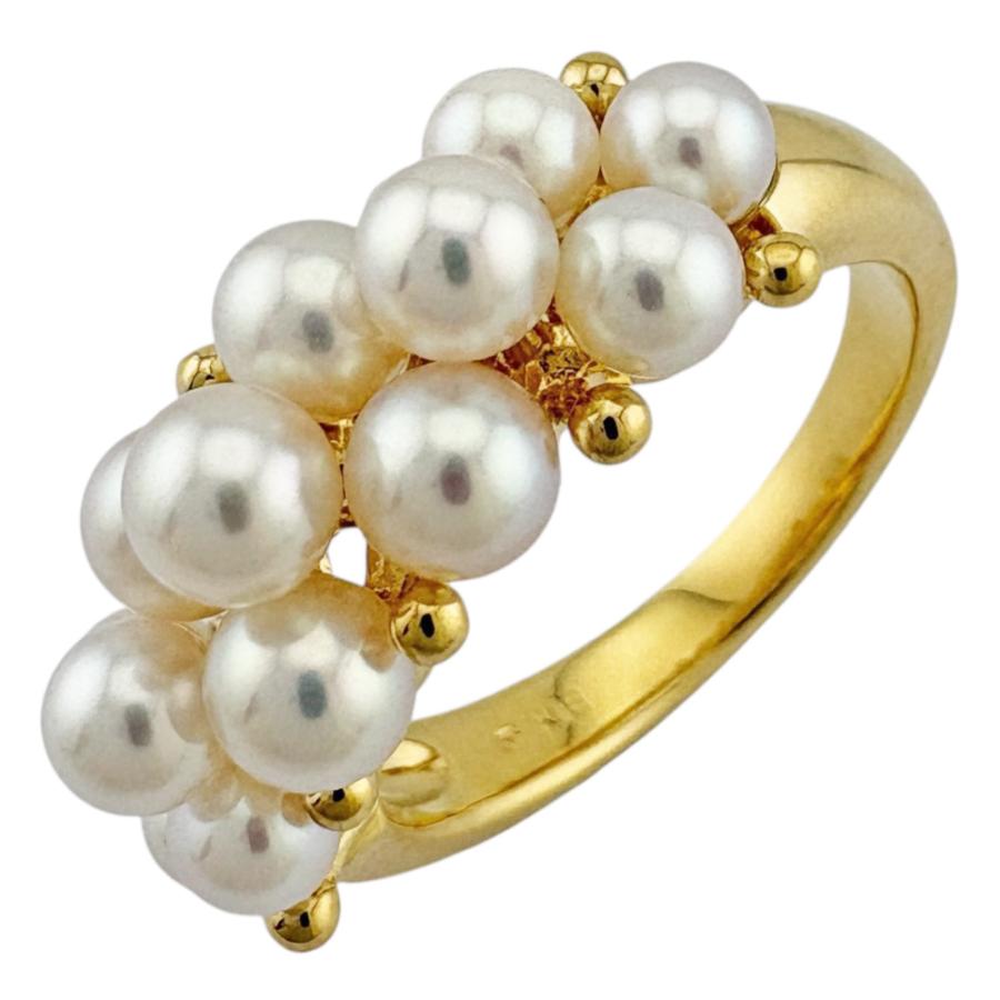 MIKIMOTO（ミキモト） リング 指輪 12号 18金 K18イエロー