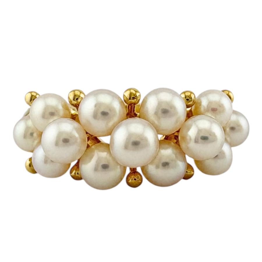 MIKIMOTO（ミキモト） リング 指輪 12号 18金 K18イエローゴールド