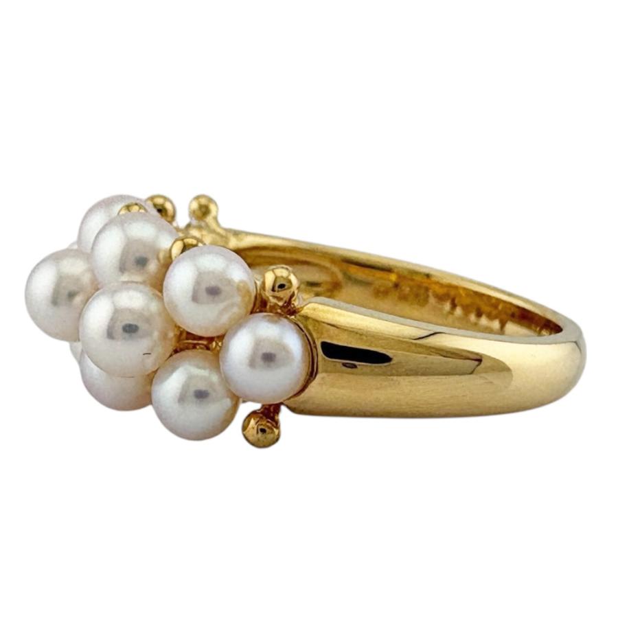 MIKIMOTO（ミキモト） リング 指輪 12号 18金 K18イエローゴールド