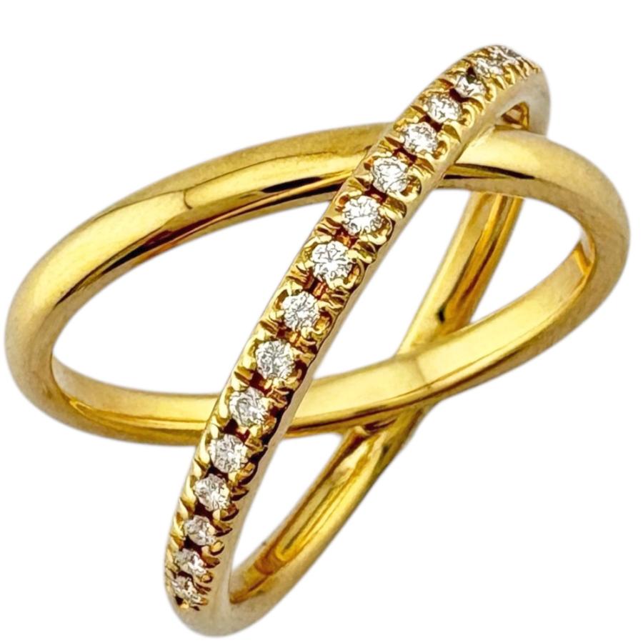 美品 MIKIMOTO ミキモトK14 リング 約12号 MIKIMOTO（ミキモト） リング 指輪 14号 18金 K18イエローゴールド