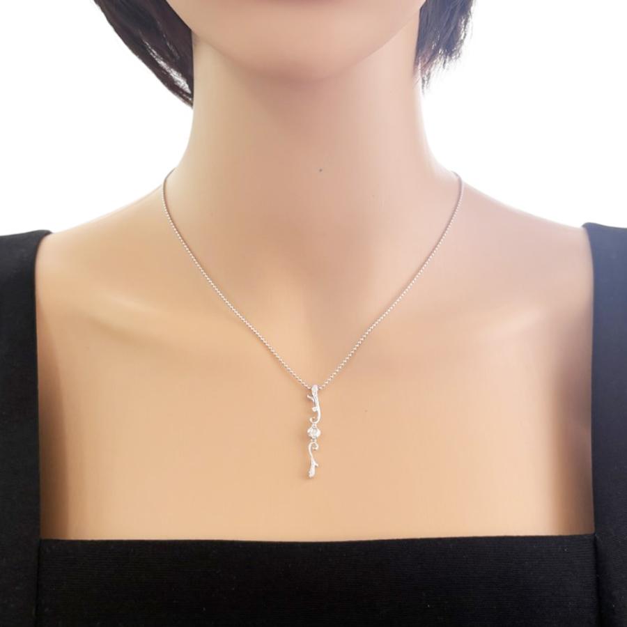 カシケイ ネックレス 18金 K18ホワイトゴールド ダイヤモンド
