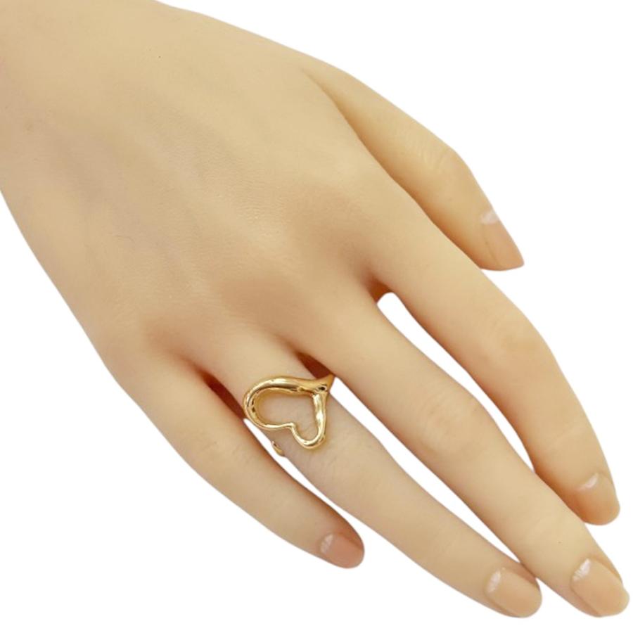 TIFFANY&Co.（ティファニー） オープンハート リング 指輪 8号 18金