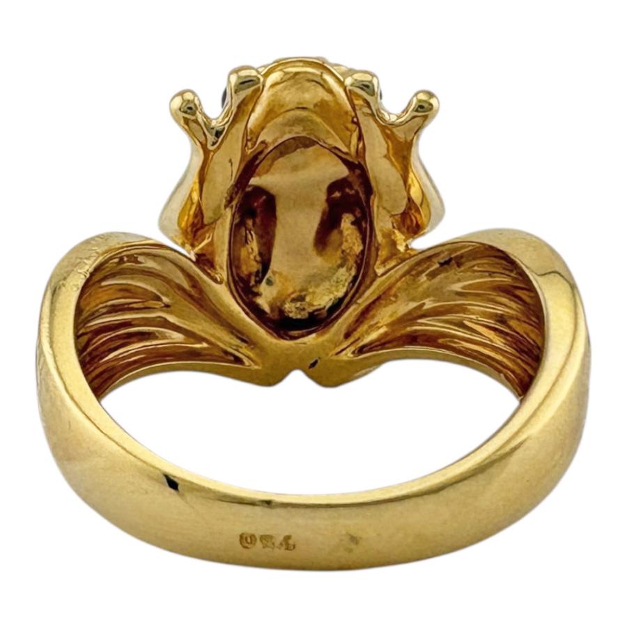 カレライカレラ リング 指輪 12号 18金 K18イエローゴールド ルビー