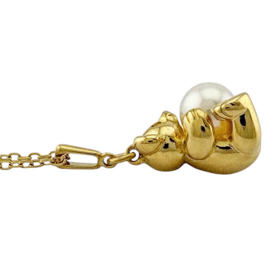 MIKIMOTO（ミキモト） ネックレス 18金 K18イエローゴールド パール