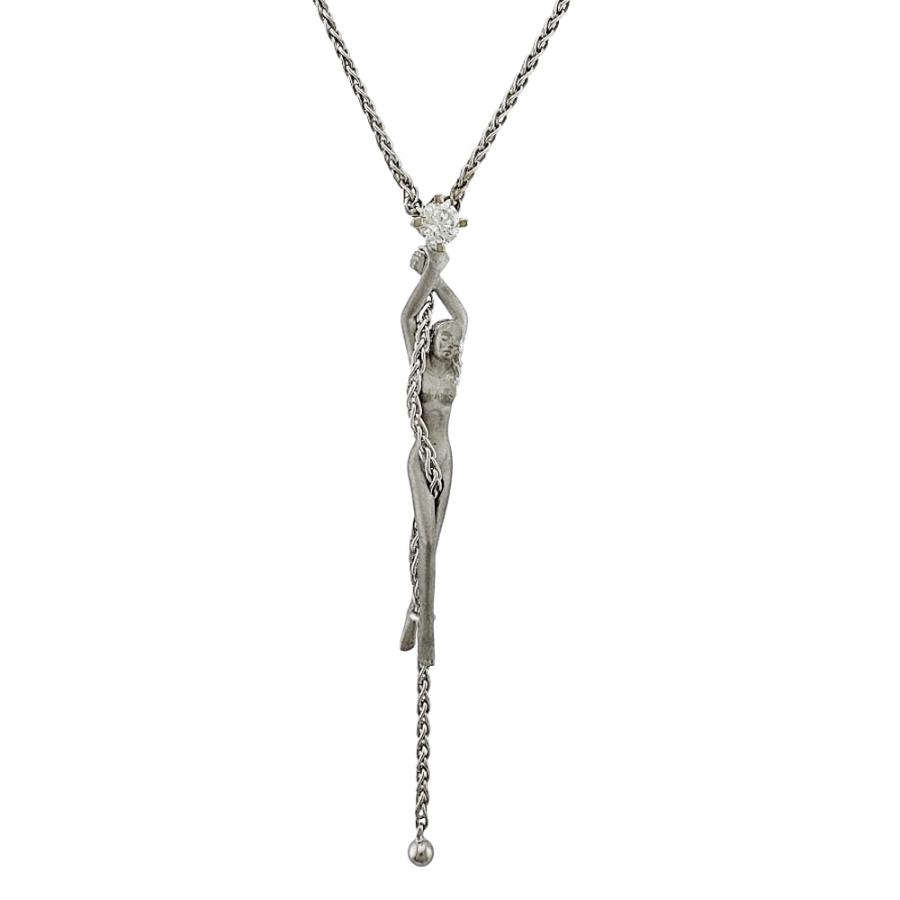 カレライカレラ サイレンス ネックレス 18金 K18ホワイトゴールド