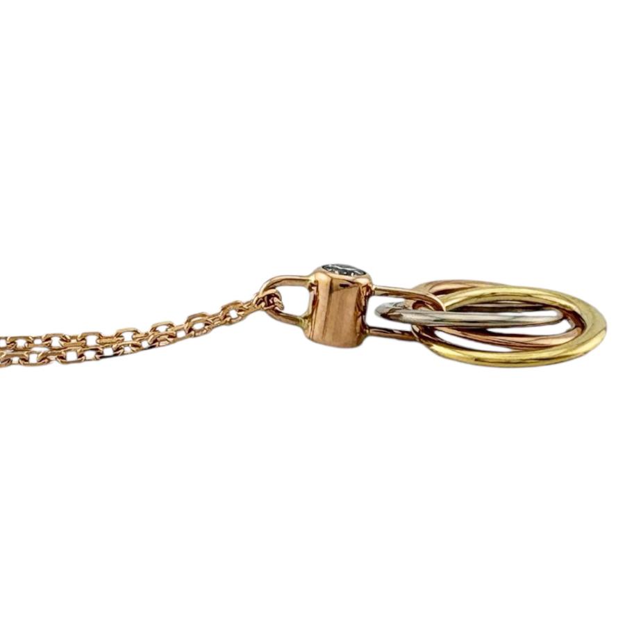 Cartier（カルティエ） トリニティ ネックレス 18金 K18ピンクゴールド