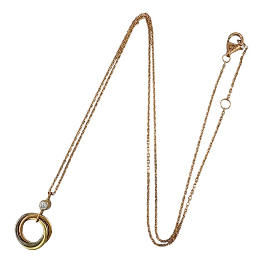 Cartier（カルティエ） トリニティ ネックレス 18金 K18ピンクゴールド