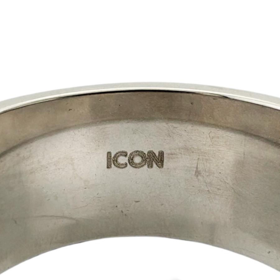 GUCCI（グッチ） アイコン ワイド リング 指輪 16号 18金 K18ホワイト