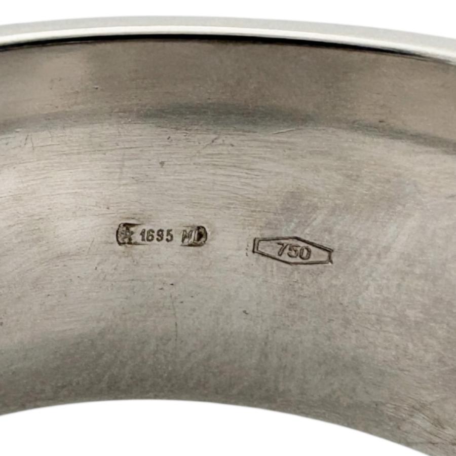 GUCCI（グッチ） アイコン ワイド リング 指輪 16号 18金 K18ホワイト