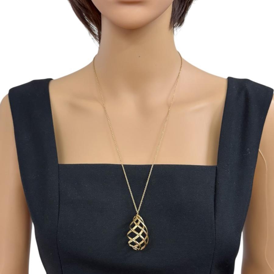美品 TIFFANY ティファニー ネックレス ルーチェ 925 TIFFANY&Co.（ティファニー） ルーチェ ネックレス 18金 K18イエロー