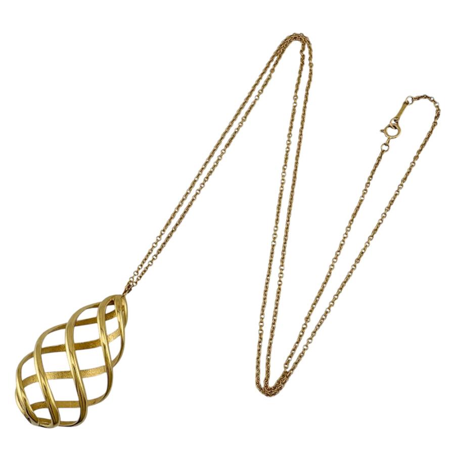 美品 TIFFANY ティファニー ネックレス ルーチェ 925 TIFFANY&Co.（ティファニー） ルーチェ ネックレス 18金 K18イエロー