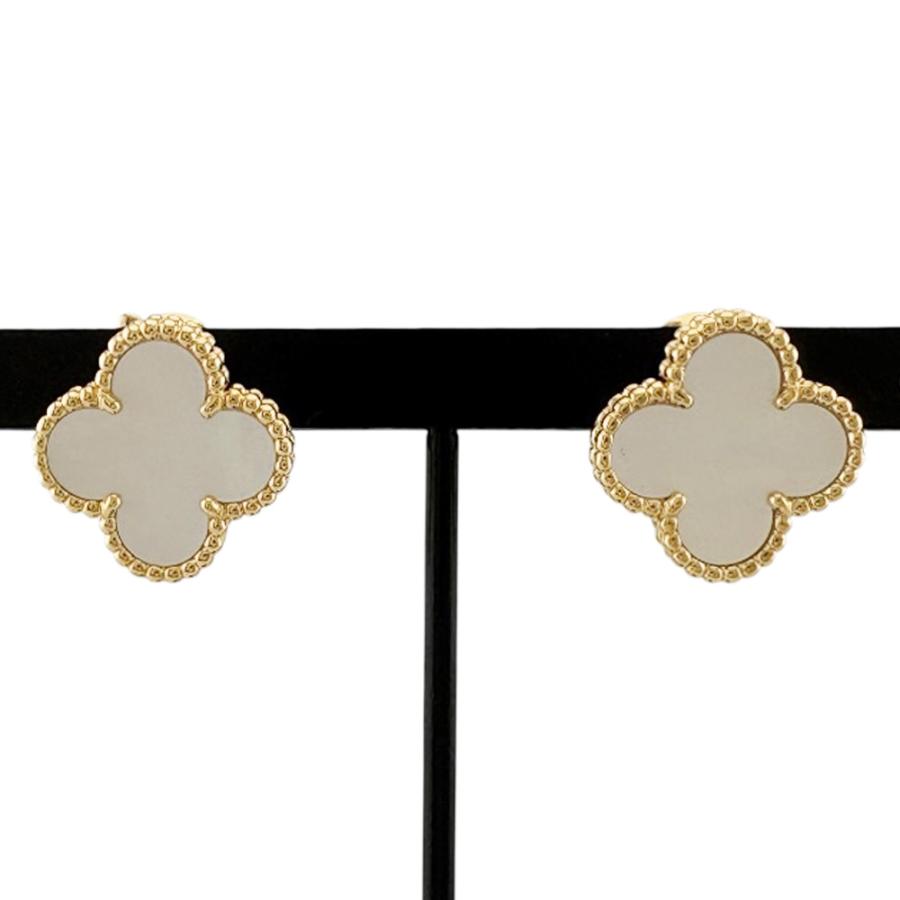 ヴァンクリーフ＆アーペル ヴィンテージアンハンブラ ピアス 18金