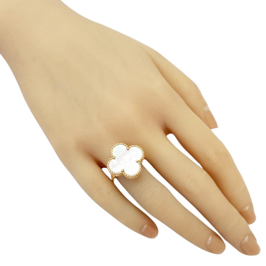 Van Cleef & Arpels マジックアルハンブラ リング 10号 ヴァンクリーフ＆アーペル マジック アルハンブラ リング 10号 18金
