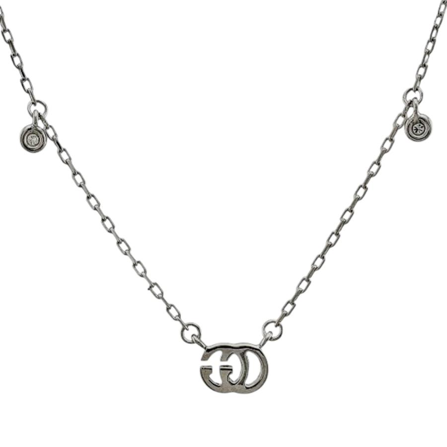 ☆早い者勝ち☆GUCCI グッチ ネックレス GUCCI（グッチ） GGランニング ネックレス 18金 K18ホワイトゴールド