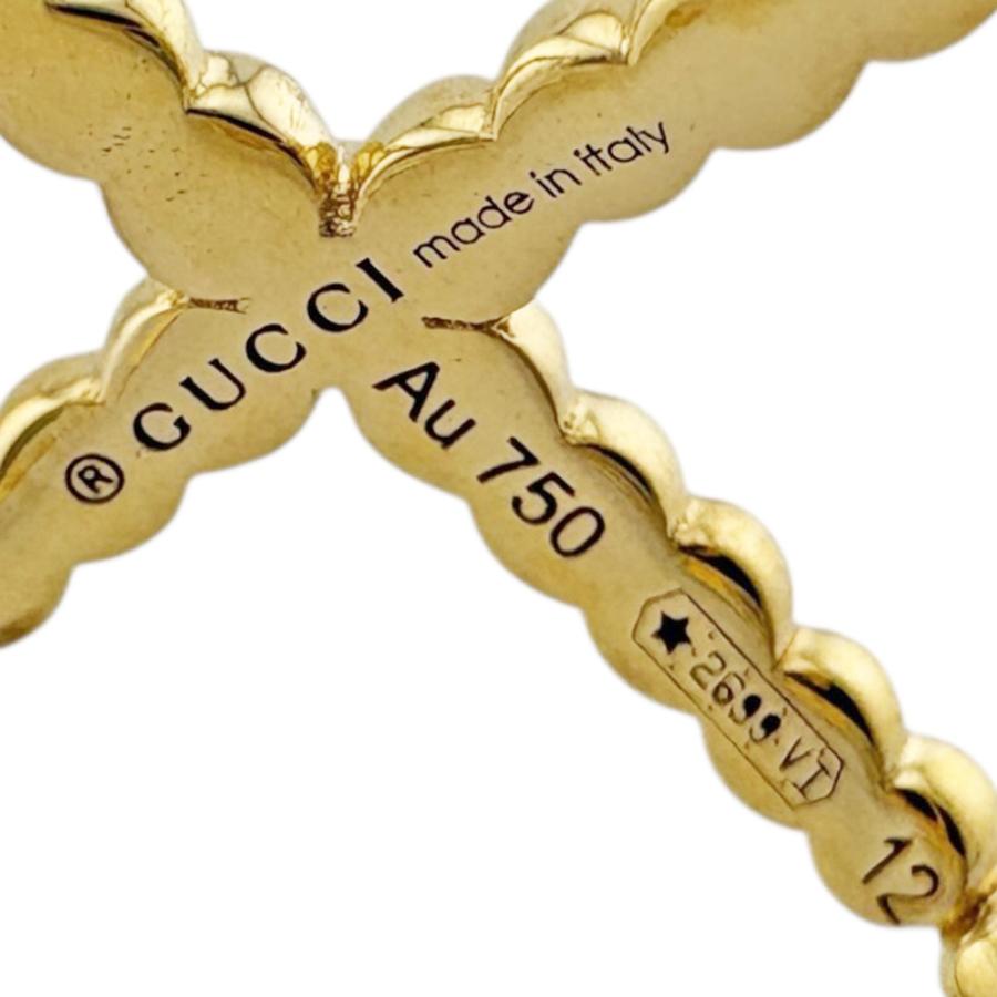 GUCCI（グッチ） GGランニング リング 指輪 12号 18金 K18イエロー 