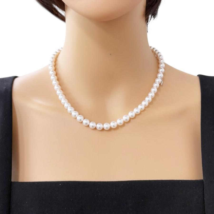 MIKIMOTO（ミキモト） ネックレス シルバー パール レディース 中古 美 