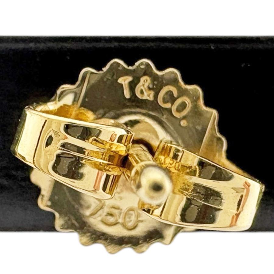 TIFFANY&Co.（ティファニー） クロスステッチ ピアス 18金 K18イエロー